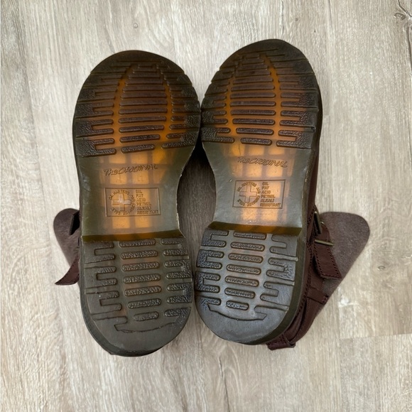 Dr. Marten Slip-on Brown Kristy Boots Size 7 - Picture 6 of 11